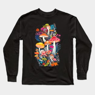 Colorful Psychedelia Long Sleeve T-Shirt